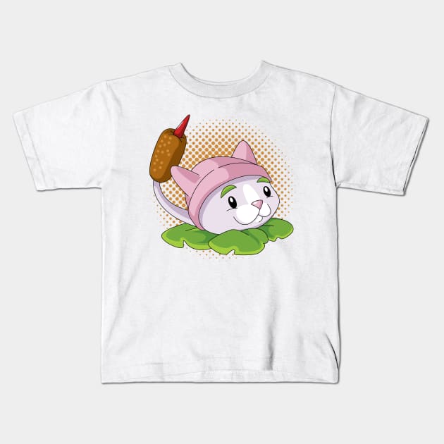 Cattail Kids T-Shirt by Atpidarp